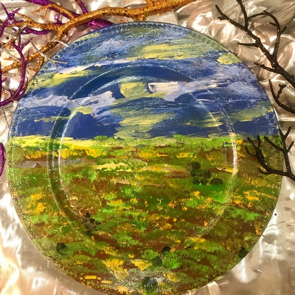 💙💛Home Decor Plate💛💙 - Picture 8 of 12